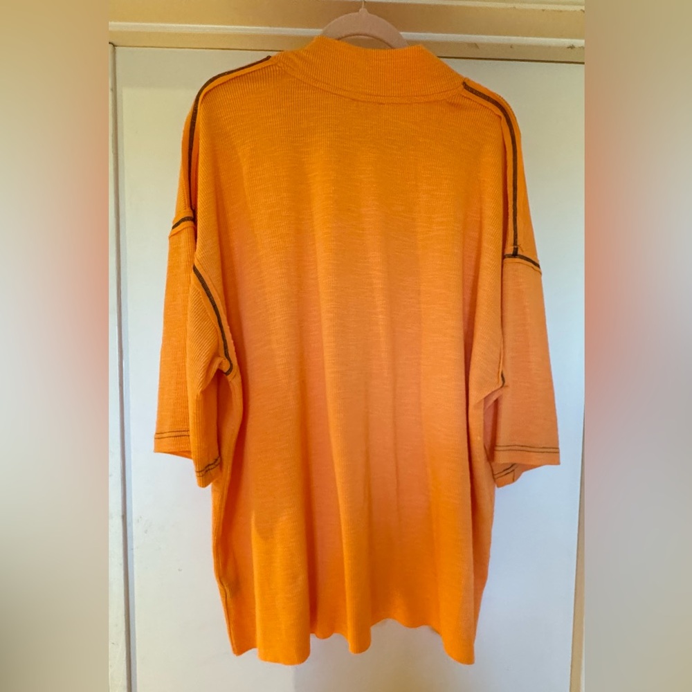 POL Orange Short Sleeve Tee Casual Shirt